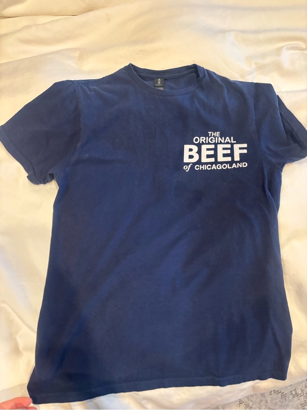 The Original Beef of Chicagoland Navy Graphic T-Shirt
